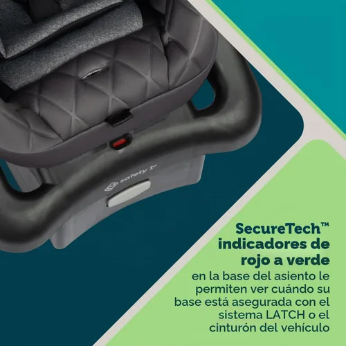 Vista 2 de Safety 1st onBoard™ Insta-Latch™ DLX - Asiento infantil para automóvil con base, asiento de automóvil para bebé de 4 a 30 libras, asiento