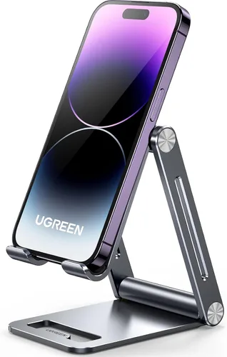 Vista 5 de UGREEN Soporte de Teléfono para Escritorio Porta Celular Ajustable Compatible con iPhone 17 Air/16/15/14/13 Pro Max/12 Mini/11/XS Max/XR/X/Nintendo
