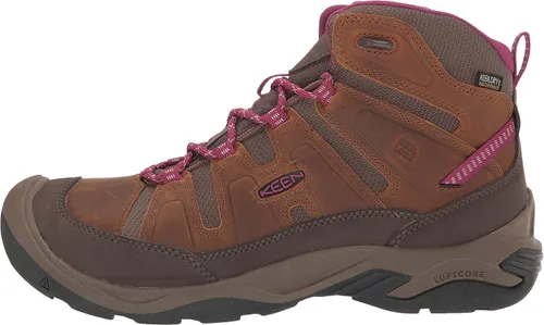 Vista 8 de KEEN Botas de senderismo impermeables Circadia de altura media para mujer Acero GrisAzul Nube