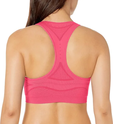 Vista 3 de Seamless Racerback Moderate-Support Sports Bra with CoolDRI Moisture-Wicking