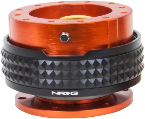 Vista 35 de NRG Innovations SRK-210BK/BK Kit de liberación rápida (cuerpo negro / anillo pirámide negro)