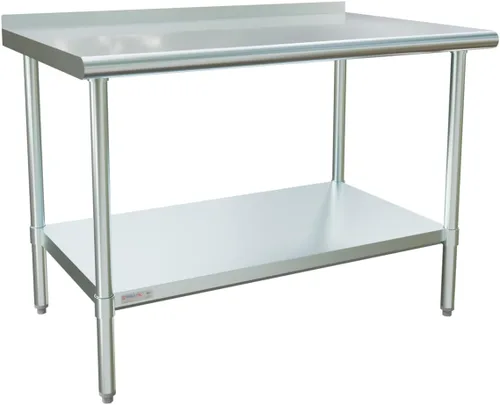 Vista 31 de STABLEINK Mesa de acero inoxidable con protector contra salpicaduras de 30 Con Backsplash