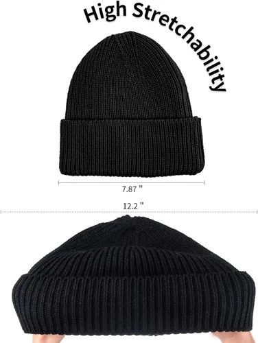 Vista 7 de Winter Beanie Knit Hat - Warm Soft Thick Stockings Skull Cap - Ski Hat Unisex