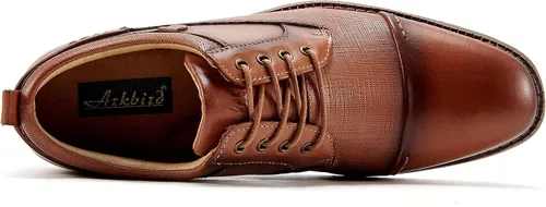 Vista 3 de Arkbird Zapatos de vestir Oxford de cuero para hombre - Elegante zapato formal de negocios para hombre