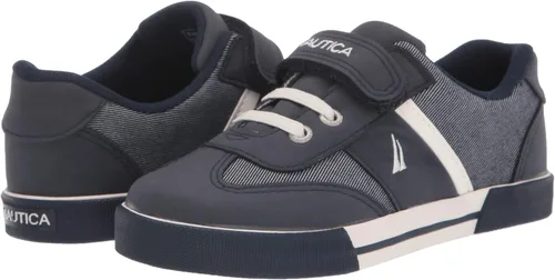 Vista 7 de Nautica Zapatos deportivos para niños, con correa ajustable, correas elásticas, zapatos casuales para niños y niñas (bebéniño pequeño)
