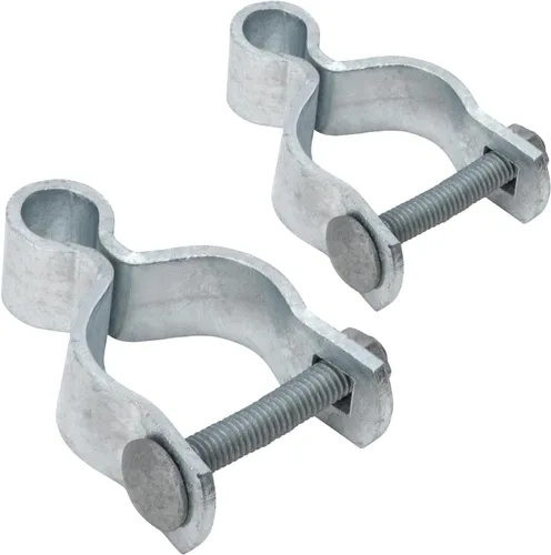 Vista 11 de VIVIDA Bisagra de puerta hembra de enlace de cadena de 1-3/8", bisagra de poste de puerta galvanizada, para poste de diámetro exterior de 1-3/8
