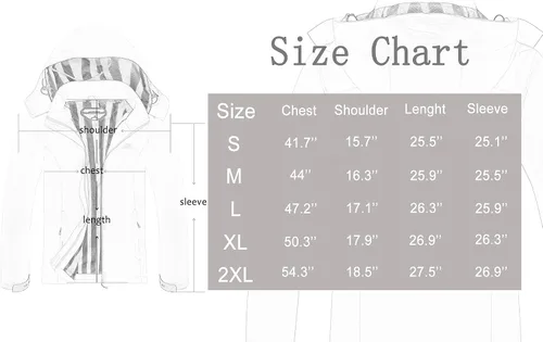 Vista 7 de OTU Chaqueta impermeable para mujer ligera impermeable con capucha para senderismo viajes al exterior