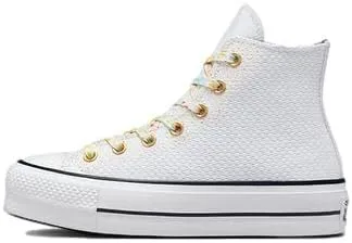 Vista 4 de Converse Chuck Taylor All Star Lift Tenis para mujer, color blancoStorm Wind SZ 8, Blanco