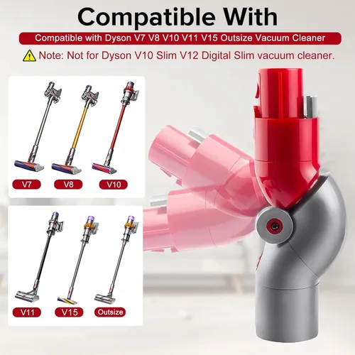 Vista 2 de Adaptador de liberación rápida de bajo alcance 970790-01 para aspiradora Dyson V7 V15 Adaptador para accesorios de vacío V8 V10 V11