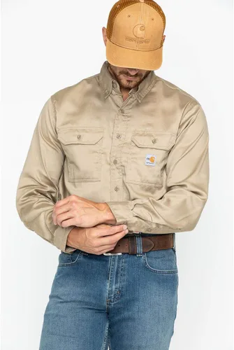 Vista 2 de Carhartt Camisa de sarga ligera resistente al fuego para hombre