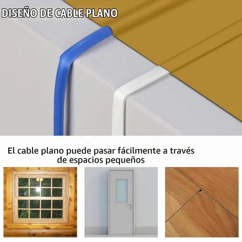 Vista 5 de UYODM Cable de extensión USB de 20 pies compatible con WYZE Cam V3/V4/V2, Wyze Cam OG, Pan V3/V3 Pro/V2, cable de carga impermeable IPX7 que
