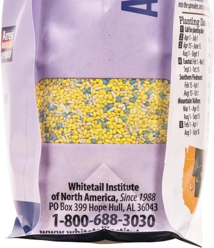 Vista 3 de Whitetail Institute Alfa-Rack Plus - Semilla de parcela de comida para ciervos, mezcla perenne de forrajes de raíces profundas que prosperan
