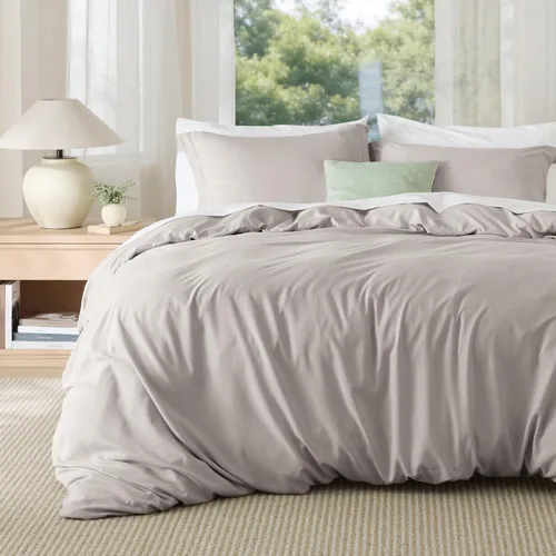 Vista 19 de Bedsure - Juego de funda de edredón tamaño individual/individual XL - Juego de ropa de cama suave de microfibra cepillada doble para niños