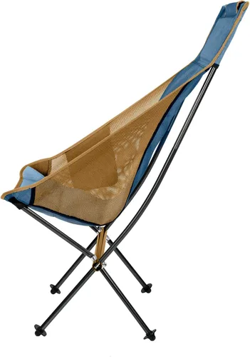 Vista 3 de Klymit Ridgeline - Silla de camping para adultos, silla plegable para exterior, color azul