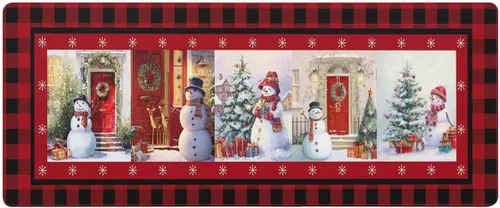 Vista 7 de Christmas Bath Mat for Tub,Non Slip Bathroom Floor Runner Rug Quick Dry & Absorbent Diatomaceous Earth Shower Sink Bedroom Kitchen Washable