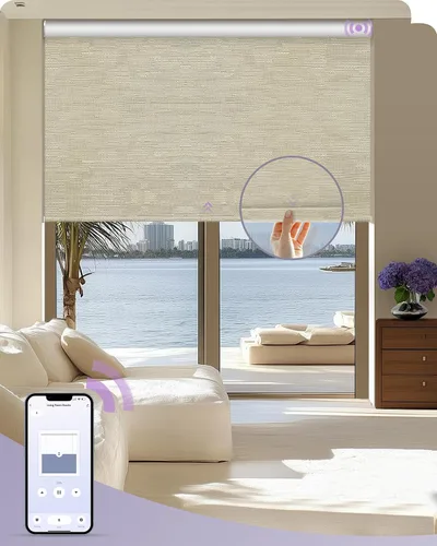 Vista 14 de Graywind Persianas motorizadas con sistema de resorte, persianas manumáticas opacas personalizadas, control por aplicación, persianas automáticas