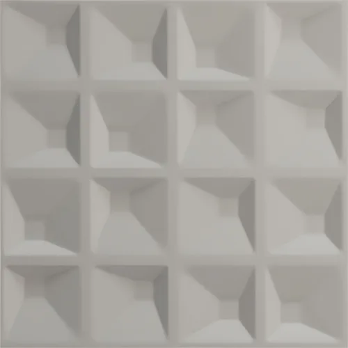 Vista 5 de Ekena Millwork 19 5/8 pulgadas de ancho x 19 5/8 pulgadas de alto, Tristan EnduraWall decorativo 3D, laguna satinada (cubre 2.67 pies cuadrados).