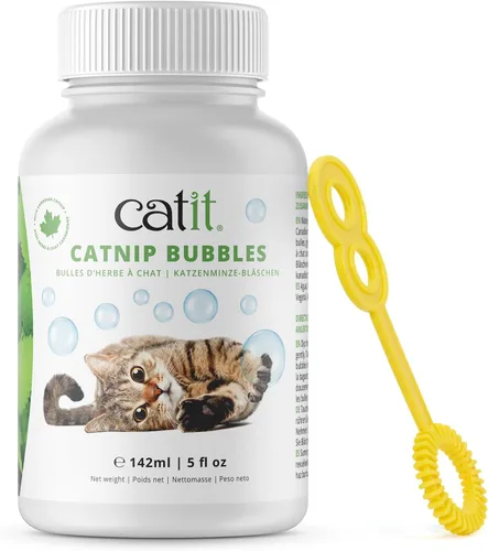 Vista 2 de Catit Burbujas de hierba gatera para estimular gatos de interior y exterior