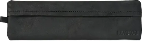 Vista 8 de LEABAGS Estuche de cuero para lápices, Negro, Grande, Vintage