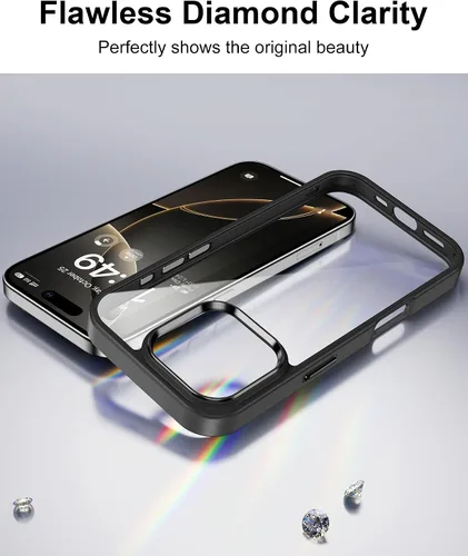 Vista 170 de HOOMIL Funda para iPhone 7 Plus/iPhone 8 Plus de 5.5 Pulgadas, sin amarillamiento, protección contra caídas, cubierta trasera dura transparente