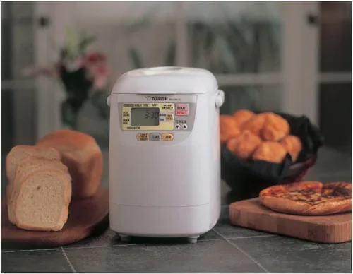 Vista 9 de Zojirushi BB-HAC10 Home Bakery panificadora programable mini de 1 libra, color blanco Bakes 1-Lb Loaves, 13-Hour Delay Timer, Quick-Bake under 2