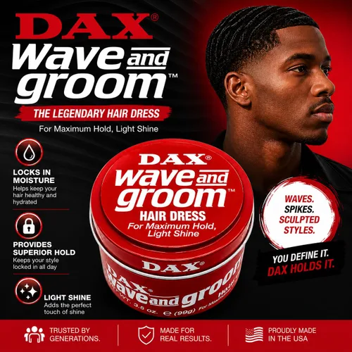 Vista 4 de DAX Wave & Groom, 3.5 onzas (paquete de 1)