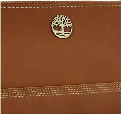 Vista 3 de Timberland Cartera de cuero RFID con cremallera alrededor de la cartera con correa para la muñeca