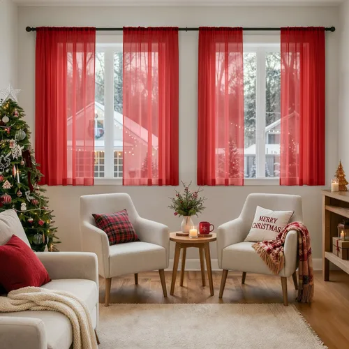 Vista 48 de MIULEE Cortinas traslúcidas marrón oscuro de 96 pulgadas de largo, 4