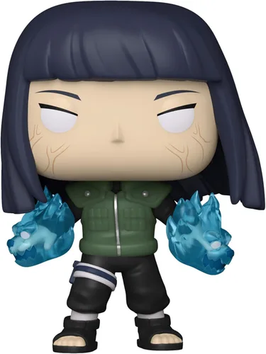 Vista 2 de Funko Animación: Naruto Shippuden - Hinata Hyuga Byakugan Princesa con dos puños de león Edición especial Multicolor Figura de vinilo exclusiva