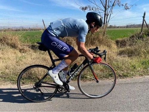 Vista 5 de YKYWBIKE Maillot de ciclismo Aero Race Fit, Maillot de bicicleta de carretera manga corta absorbe la humedad, transpirable, bolsillo con cremallera