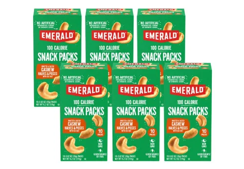Vista 4 de Emerald Nueces secas de almendras tostadas, paquetes de 100 calorías, 7 unidades (paquete de 2)