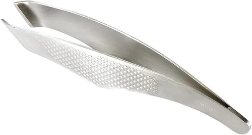 Vista 6 de Mercer Culinary Pinzas para pescado, 4 5/8" x 1/2", negro