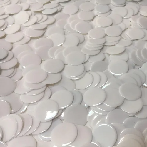 Vista 16 de MR CHIPS Chips de bingo de plástico para juegos 1000 unidades - Mezcla transparente de 7 colores que cuenta 3/4 pulgadas