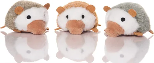 Vista 4 de Manhattan Toy Nursing Nissa Nurturing - Erizo de peluche con cerditos de peluche para bebés