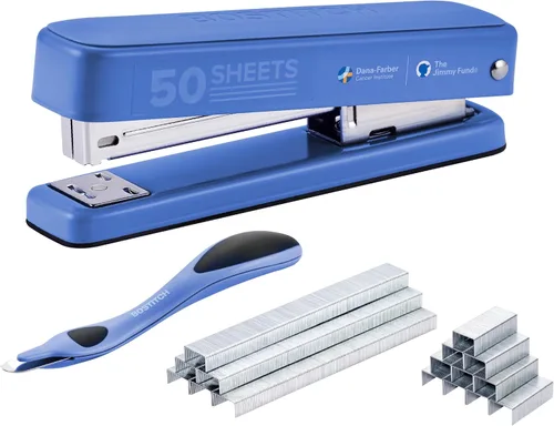 Vista 12 de Bostitch Titan - Engrapadora de metal resistente, capacidad de 50 hojas con 1250 grapas y removedor ergonómico de grapas, grapado sin atascos Negro