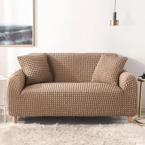 Vista 10 de Konsilsa Funda elástica para sofá, funda antideslizante para sillón, funda gruesa y lavable con parte inferior elástica, protector de muebles