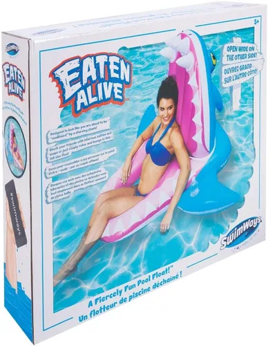 Vista 5 de SwimWays Flotador de piscina Eaten Alive - Shark