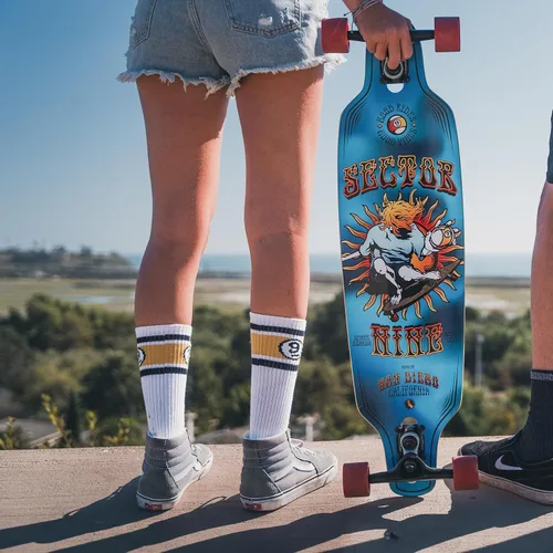 Vista 2 de Sector 9 Vintage Socks White - Factory Direct