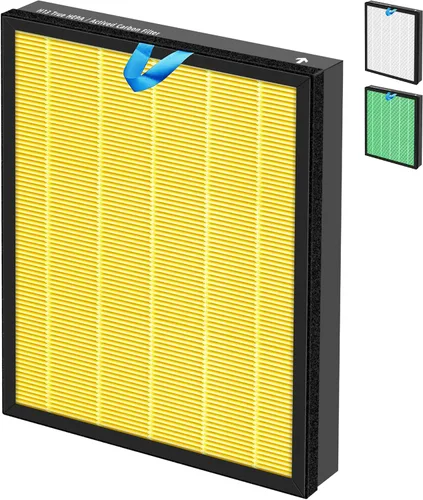 Vista 9 de Vital - Filtro de repuesto HEPA 100S para purificador de aire LEVOIT Vital 100S/100S-P, filtro de carbón activado de alta eficiencia H13 3 en 1