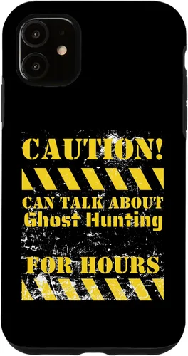 Vista 5 de iPhone 15 La precaución puede hablar sobre la caza de fantasmas durante horas Case