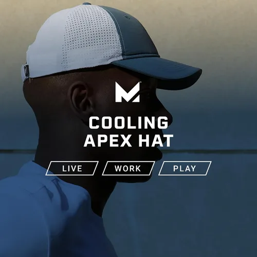 Vista 6 de MISSION Cooling Apex Hat - Unisex Baseball Cap - Lightweight & Adjustable - Cools Up to 2 Hours - UPF 50 Sun Protection
