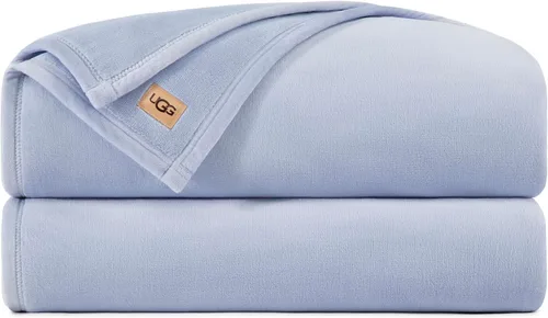 Vista 53 de UGG Coco - Manta acogedora para sofá y cama, 50 x 70 pulgadas, color negro (tinta)