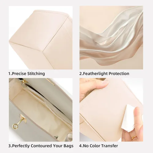Vista 3 de DGAZ Organizador de bolso sedoso, organizador de bolsos de lujo y bolso de mano, organizador de bolsas Simplicity para fiestas de jardín 3036 bolsas