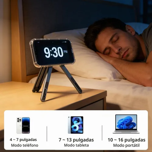 Vista 6 de koolehaoda - Soporte portátil para computadora portátil para escritorio y viajes, elevador plegable para computadora