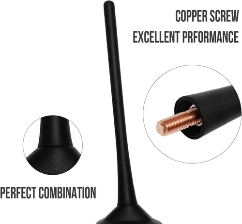Vista 4 de Antena corta para Ford Bronco 2021-2025 Ford Bronco Accesorios Reemplazo Antena de 7 pulgadas para Bronco 2021 2022 2023 2024 2025