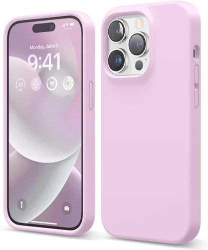 Vista 31 de elago Compatible con Funda para iPhone 14 Pro, Funda de Silicona Líquida, Cubierta Protectora de Cuerpo Completo, A Prueba de Golpes, Funda Delgada
