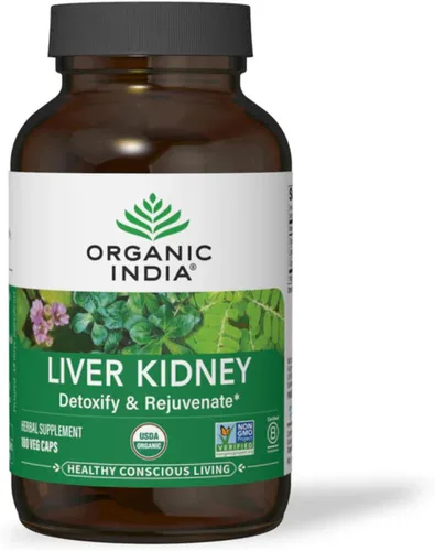 Vista 9 de ORGANIC INDIA Suplemento Herbal para Hígado y Riñón - Desintoxica y Rejuvenece, Apoya la Función Saludable del Hígado y los Riñones, Vegano, Sin