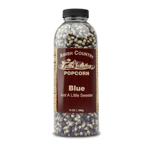 Vista 11 de Amish Country Popcorn Bolsa de 1 libra Granos de palomitas de maíz azules Anticuados, sin OMG y sin gluten (azul, bolsa de 1 libra)