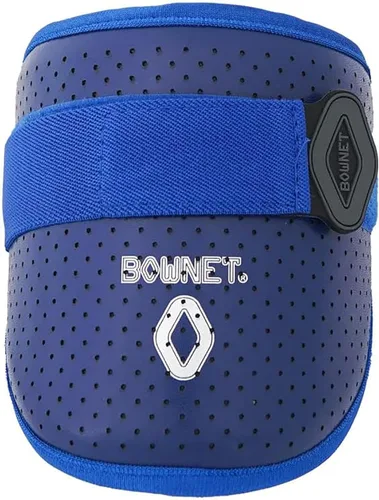 Vista 5 de Bownet Softball and Baseball Batting Elbow Guard - Adjustable Hook & Loop Strap - Batters Elbow Protection - for Left or Right Handed Players Rojo