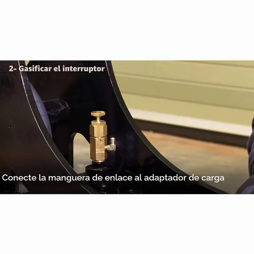 Vista 4 de XZT GK-03 Kit hidráulico de carga de gas nitrógeno y prueba de presión para martillo hidráulico JCB